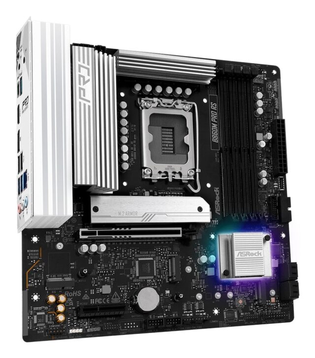 Asrock B860M Pro RS Intel B860 LGA 1851 (Socket V1) micro ATX - imagine 4