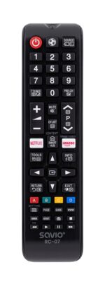 Savio SAVIO Universal remote controller/replacement for SAMSUNG TV RC-07 IR Wireless TV - imagine 2