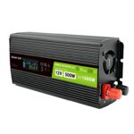 Green Cell PowerInverter LCD 12V 500W/10000W car inverter with display - pure sine wave