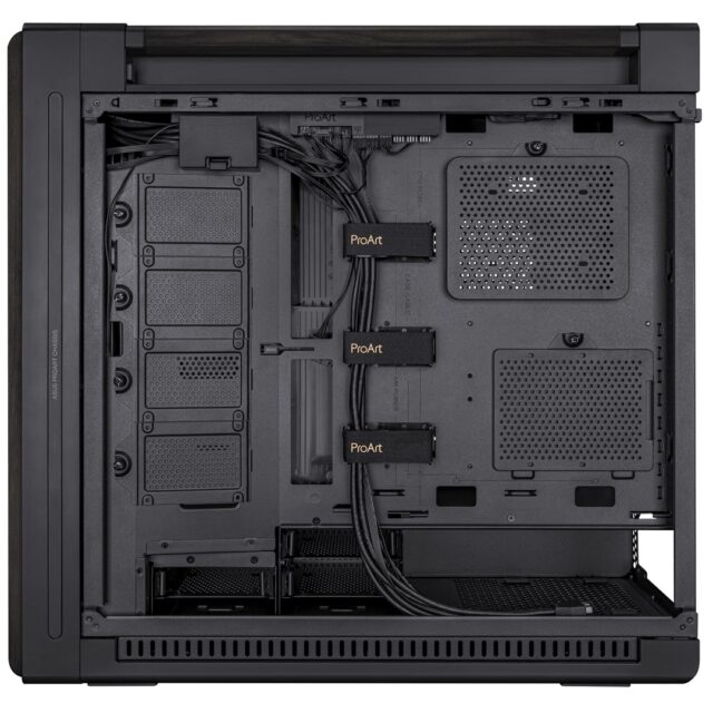 ASUS ProArt PA602 Wood Edition – Metal Panel Midi Tower Black - imagine 16