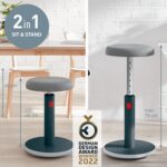 Leitz Ergo Cosy Active Sit Stand Stool 2 in1 - imagine 2