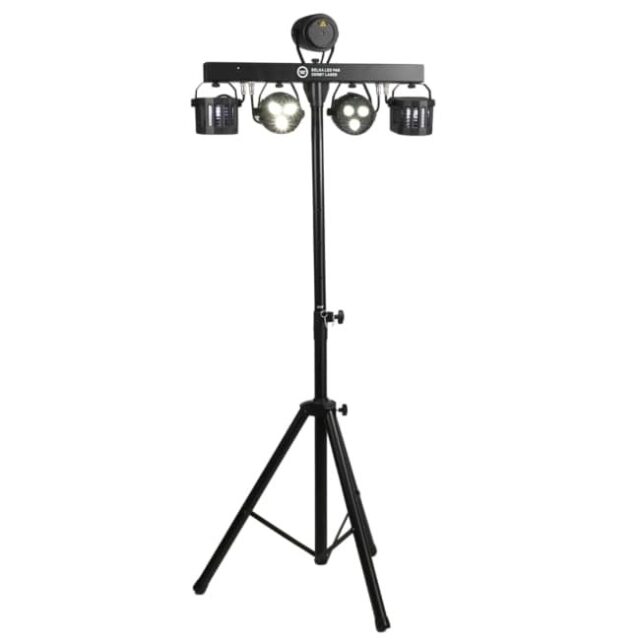 LIGHT4ME Belka LED Par Derby Laser - lighting kit - imagine 10