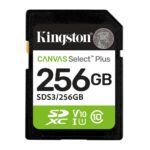 Kingston Technology 256GB SDXC Canvas Select Plus Gen3 150MB/s C10 UHS-I U1 V10