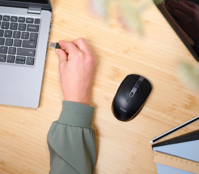 Trust Ozaa mouse Office Right-hand RF Wireless + Bluetooth Optical 3200 DPI - imagine 7