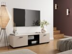 Cama SOHO TV cabinet 140x43x37 cashmere + black - imagine 3