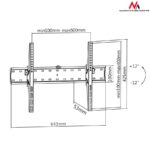 Adjustable Wall TV Bracket 37-85