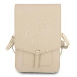 Guess Handbag GUWBRSAVSLG Gold Saffiano Script - imagine 2