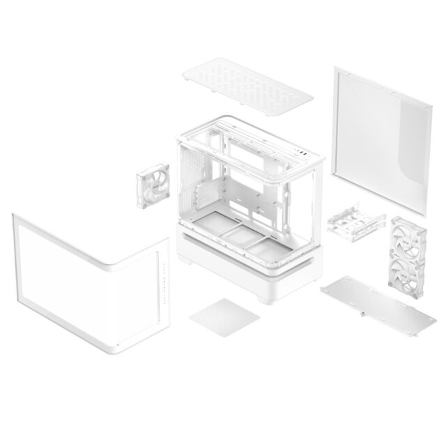 ASUS PRIME AP202 ARGB Midi Tower White - imagine 14