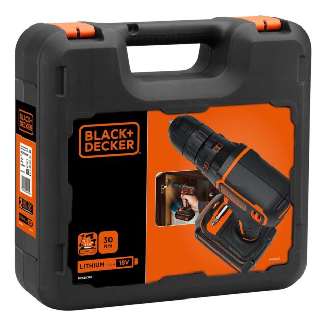 Black & Decker BDCDC18K-QW bor Sort  O - imagine 4