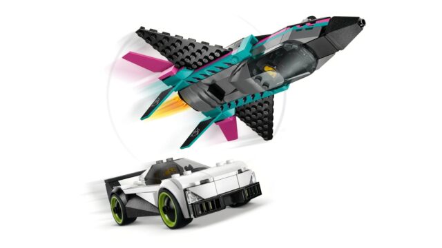 LEGO CITY 60489 Jet vs Car - imagine 8