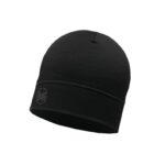BUFF MERINO LIGHTWEIGHT BEANIE SOLID BLACK onesize cap Standard