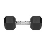 REBEL ACTIVE Hantle żeliwne gumowane 2x10 kg