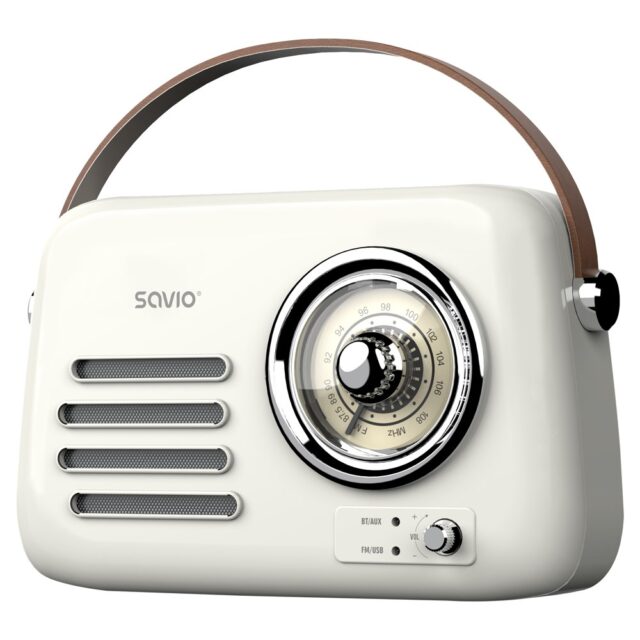 SAVIO RS-02 Portable Radio  white - imagine 4