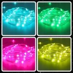 EXTRALINK LAMPKI CHOINKOWE PASEK 200 LED MULTIKOLOR ŚWIĄTECZNE SMART WIFI PILOT 20M - imagine 3