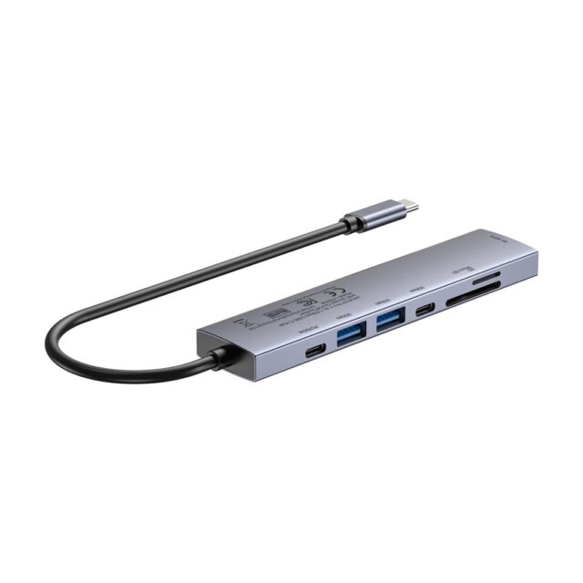 UNITEK HUB USB-C PD 100W HDMI 2.0 WITH ON/OFF - imagine 3