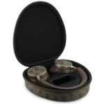 Headphones Guess 4G Triangle Logo Bluetooth ENC brown - imagine 5