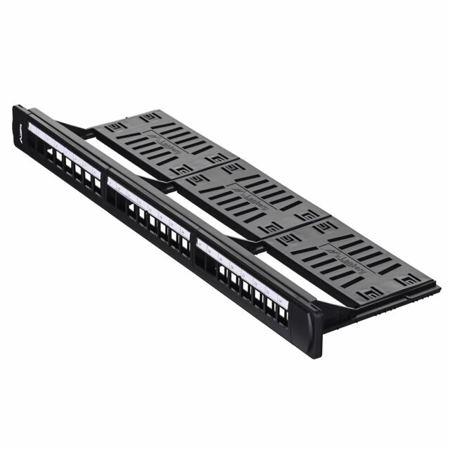 Lanberg PPKS-1124-B patch panel 1U - imagine 5