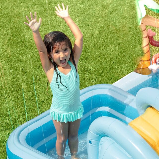 Inflatable Jungle Playground 244x198x71cm 57161NP INTEX - imagine 5