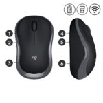 Logitech M185 mouse RF Wireless Optical. - imagine 4