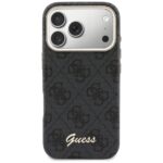 Case Guess 4G Script MagSafe for iPhone   17 Pro black - imagine 3