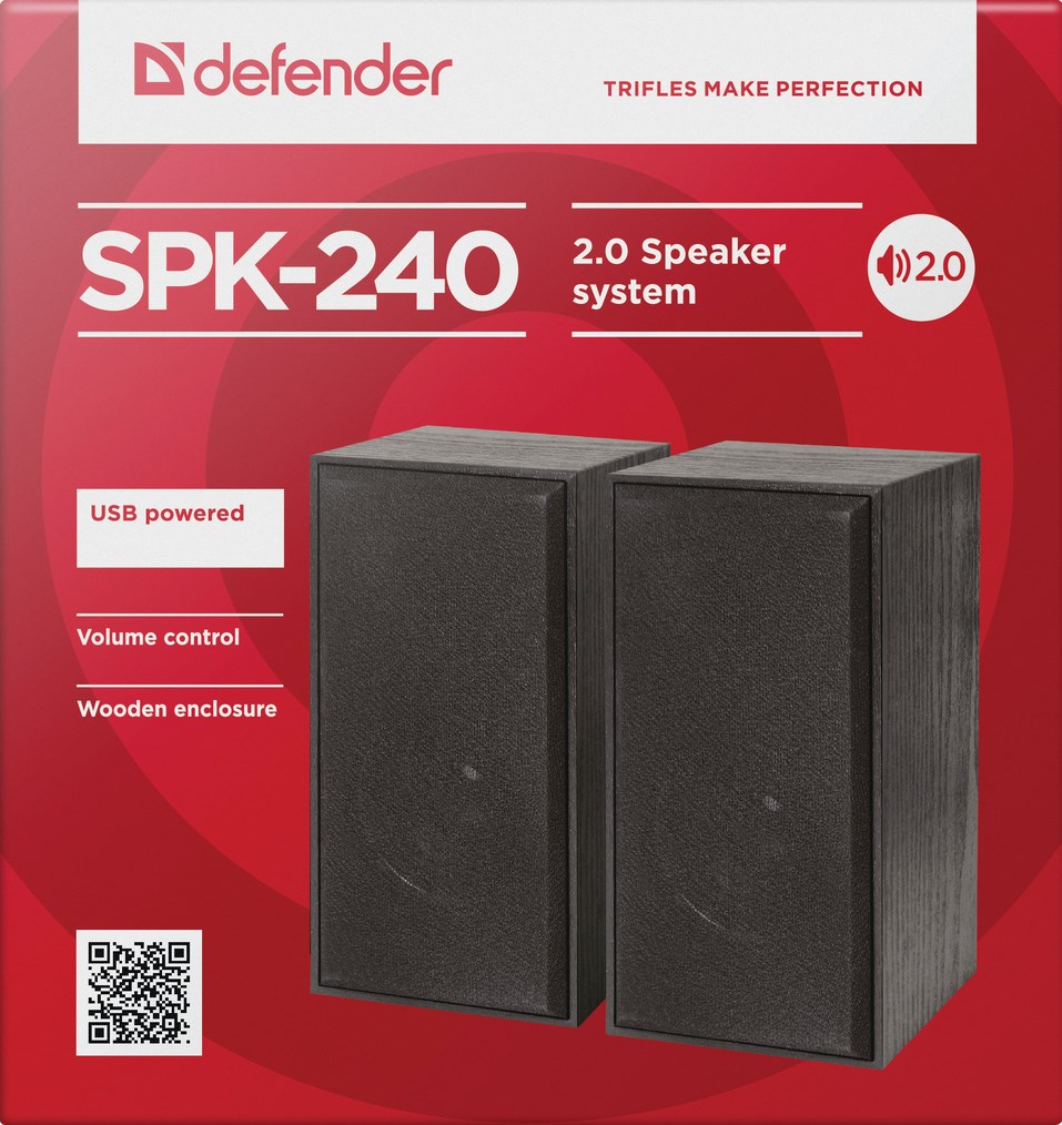 cps-45403d5248d4c5570be18fd502538504-2026-01-15-00-00-41 Defender SPK-240 loudspeaker Black Wired 6 W - imagine 1