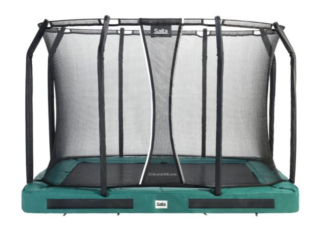 Trampoline Salta Premium Ground 305x214 green - imagine 2
