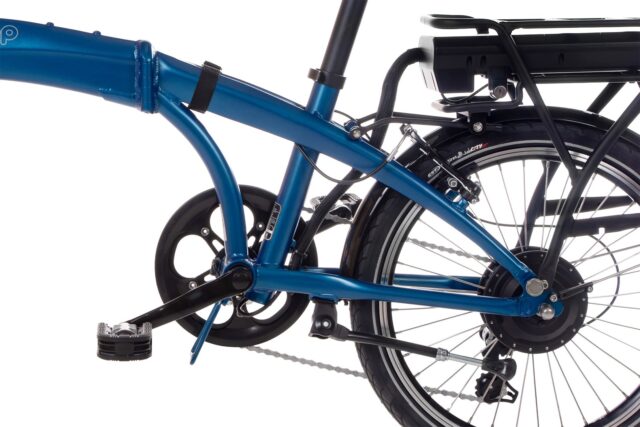 Snapp City-E folding electric bicycle  blue - imagine 17