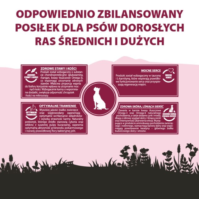 PUPIL PREMIUM M&L bogata w wołowinę  12kg - imagine 3