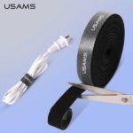 USAMS Taśma organizer do kabli Velcro 1mczarny/black ZB60ZD02 (US-ZB060) - imagine 2