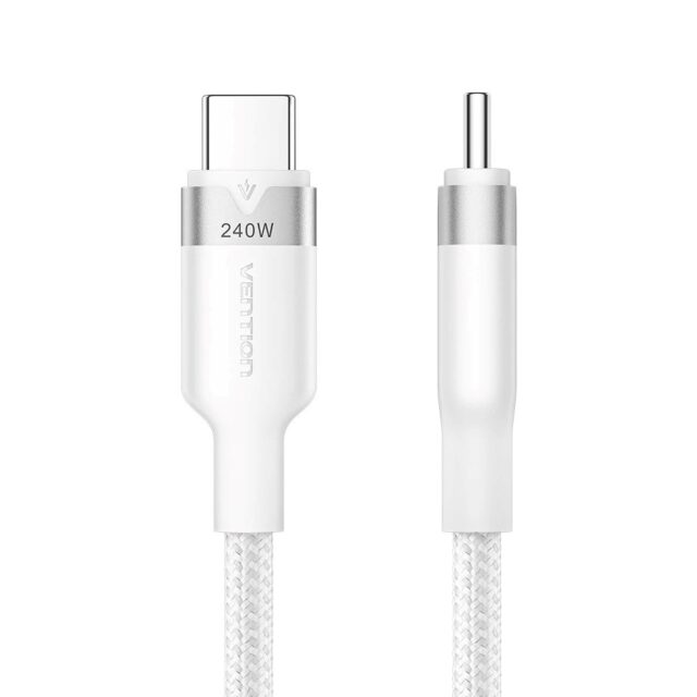 Kabel USB-C do USB-C Vention USB 2.0 5A 240W 1m czarny - imagine 3