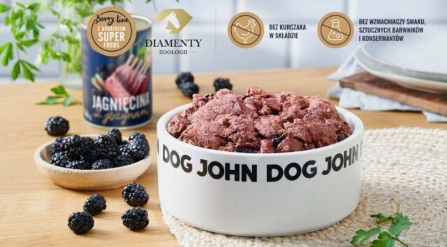 John Dog BERRY Adult jagnięcina z jeżynami 800g - imagine 2