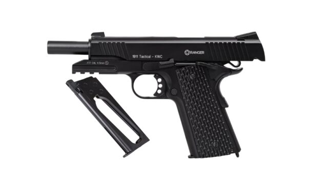 Air rifle Air rifle Ranger M1911 BB KWC Kal. 4 5 BBS Blow Back  17 Strz. Full Metal Co2 - imagine 7
