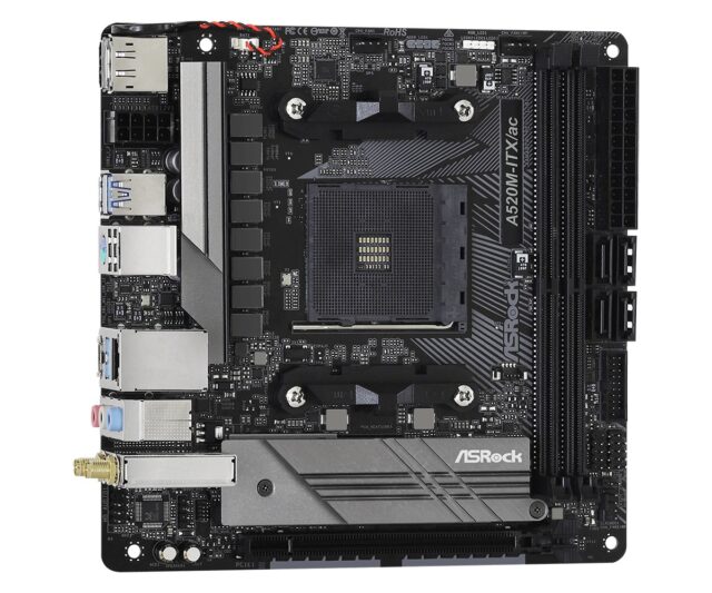 Asrock A520M-ITX/ac Socket AM4 micro ATX - imagine 4