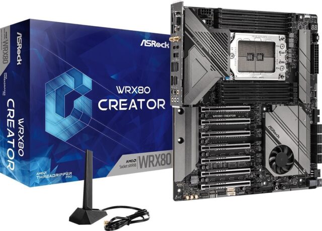 Asrock WRX 80 CREATOR AMD WRX80 Socket sWRX8 Extended ATX - imagine 5