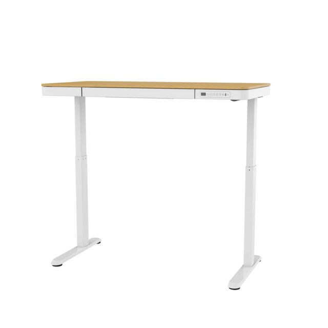Activejet desk with electric height adjustment 140x70 ET119W-C white/oak - imagine 16