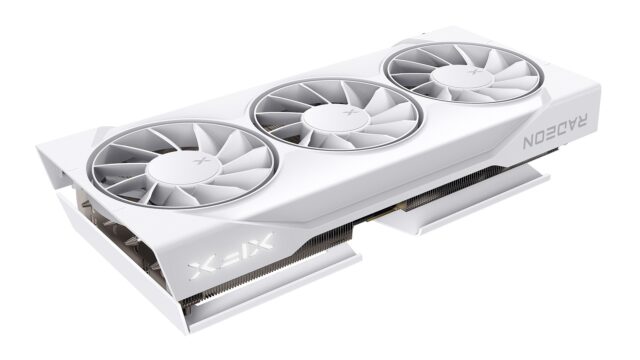 Graphics card. XFX SWIFT RX 9060XT OC White 3-FAN 16GB - imagine 4