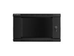 Lanberg wall mounted 19  rack cabinet 6U 600x450 black wf01-6406-10b - imagine 4