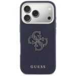 Case Guess FW Resin Logo for iPhone 17    Pro  blue - imagine 3