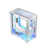 Logic DART PRO ARGB MINI USB-C PC Case White - imagine 3