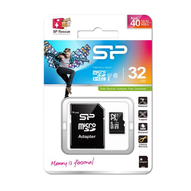 Silicon Power SP032GBSTH010V10SP memory card 32 GB MicroSDHC UHS-I Class 10 - imagine 3