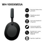SONY WH-1000XM5SA BLACK WIRELESS HEADPHONES - imagine 8
