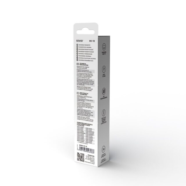 Savio RC-12 remote control IR Wireless TV - imagine 4