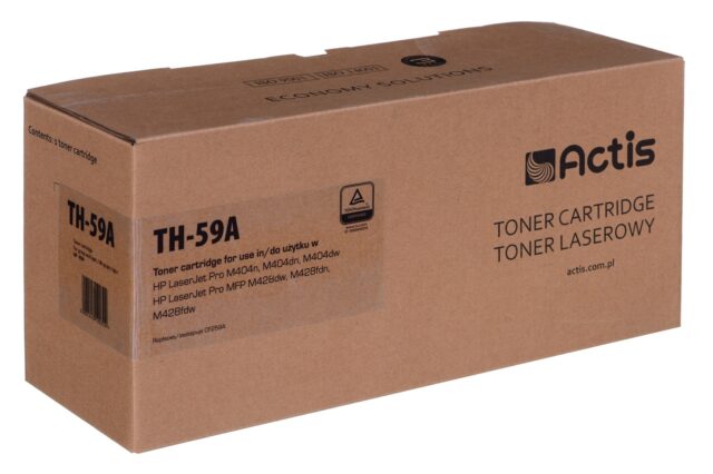 Actis TH-59A Toner (replacement for HP CF259A; Supreme; 3000 pages; black) with a toner level monitoring chip. We recommend disabling printer software updates. - imagine 4