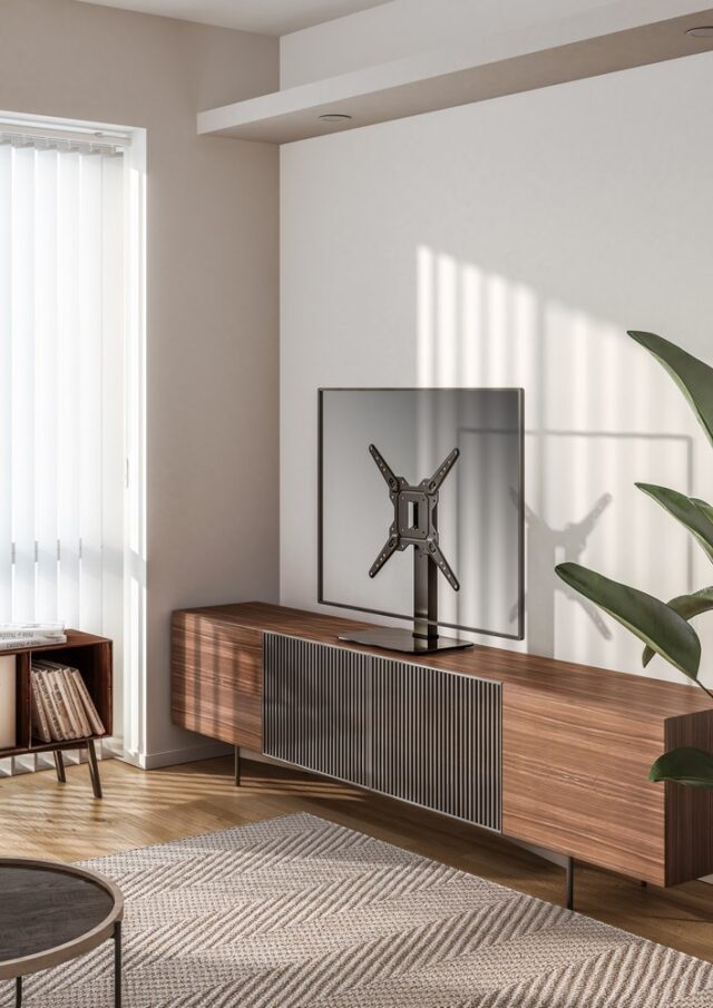 Gembird TVS-D55S-01 Tabletop TV stand (swivel)  23  - 55   black - imagine 9