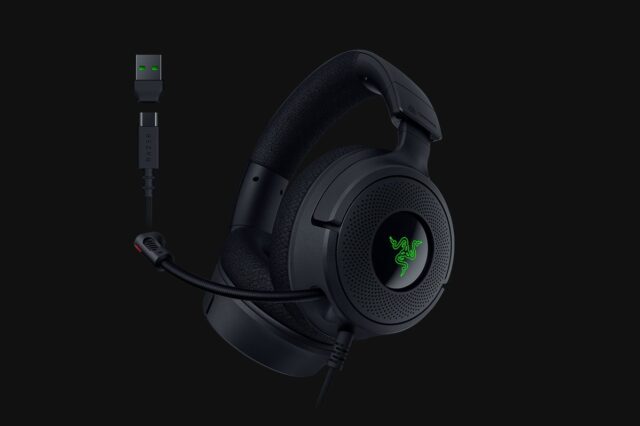 Razer Kraken V4 X Headset Wired Head-band Gaming USB Type-C / USB Type-A Black - imagine 10
