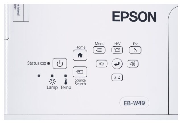 Epson EB-W49 data projector Desktop projector 3800 ANSI lumens 3LCD WXGA (1280x800) White - imagine 12