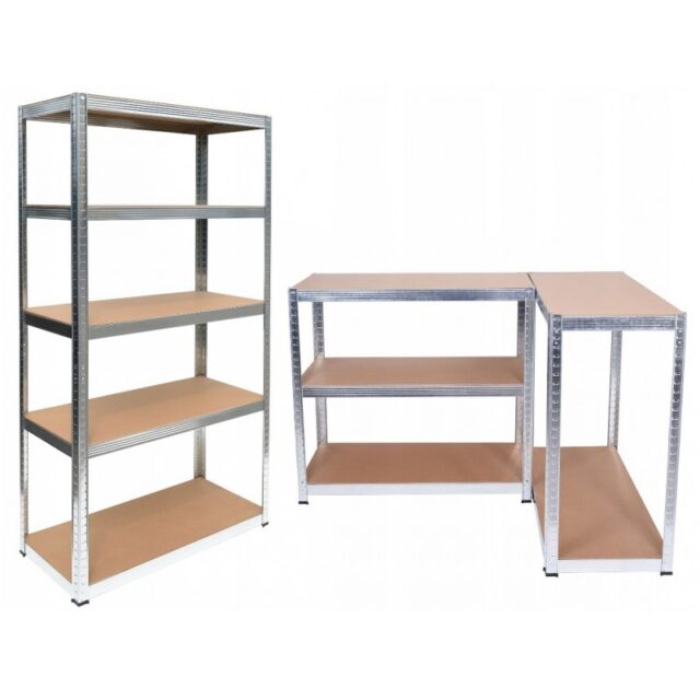 Topeshop REGAŁ G9040 garden tool storage rack Freestanding Galvanized steel  MDF - imagine 8