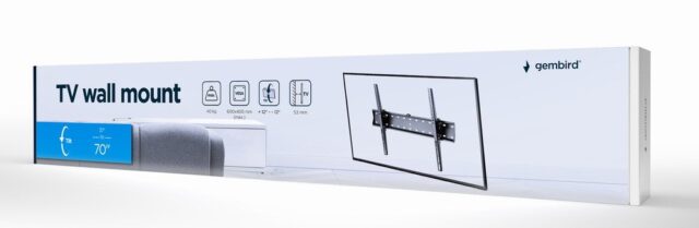 Gembird WM-70T-02 TV mount/stand 177.8 cm (70 ) Black - imagine 5