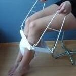 Portable trouser attachment device and underwear