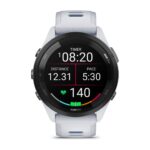 Garmin Forerunner 265 3.3 cm (1.3 ) AMOLED 46 mm Digital 416 x 416 pixels Touchscreen Black  White Wi-Fi GPS (satellite) - imagine 2